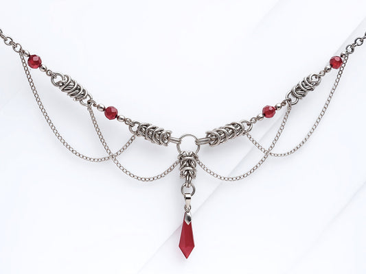 Warmaiden Chainmaille Gothic Necklace