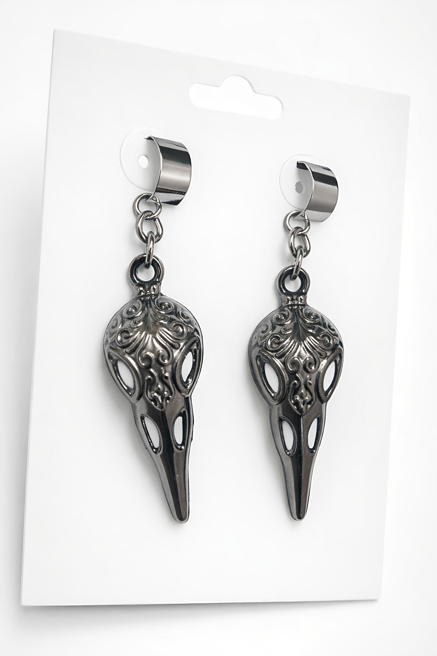 Raven Plague Mask Ear Cuffs