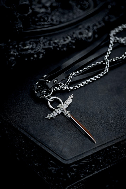 Sanguini's Coven Leather Choker Necklace