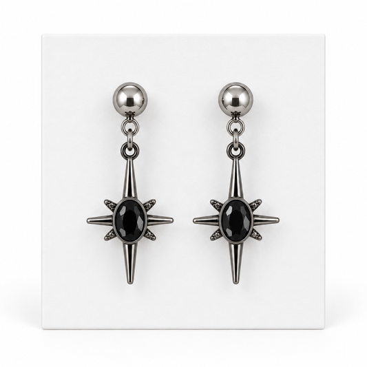 Lenore’s Midnight Gothic Drop Studs