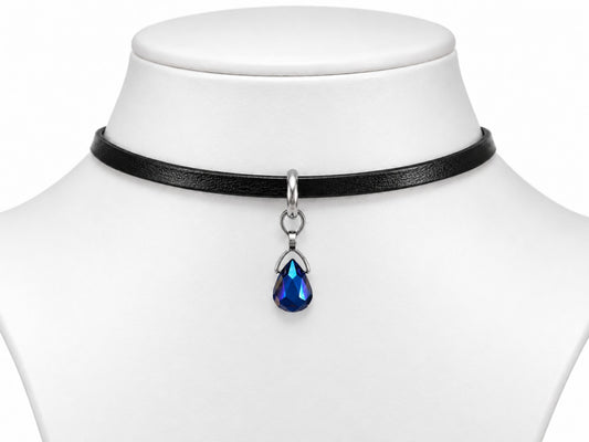 Seawitch Sapphire Bead Choker Necklace