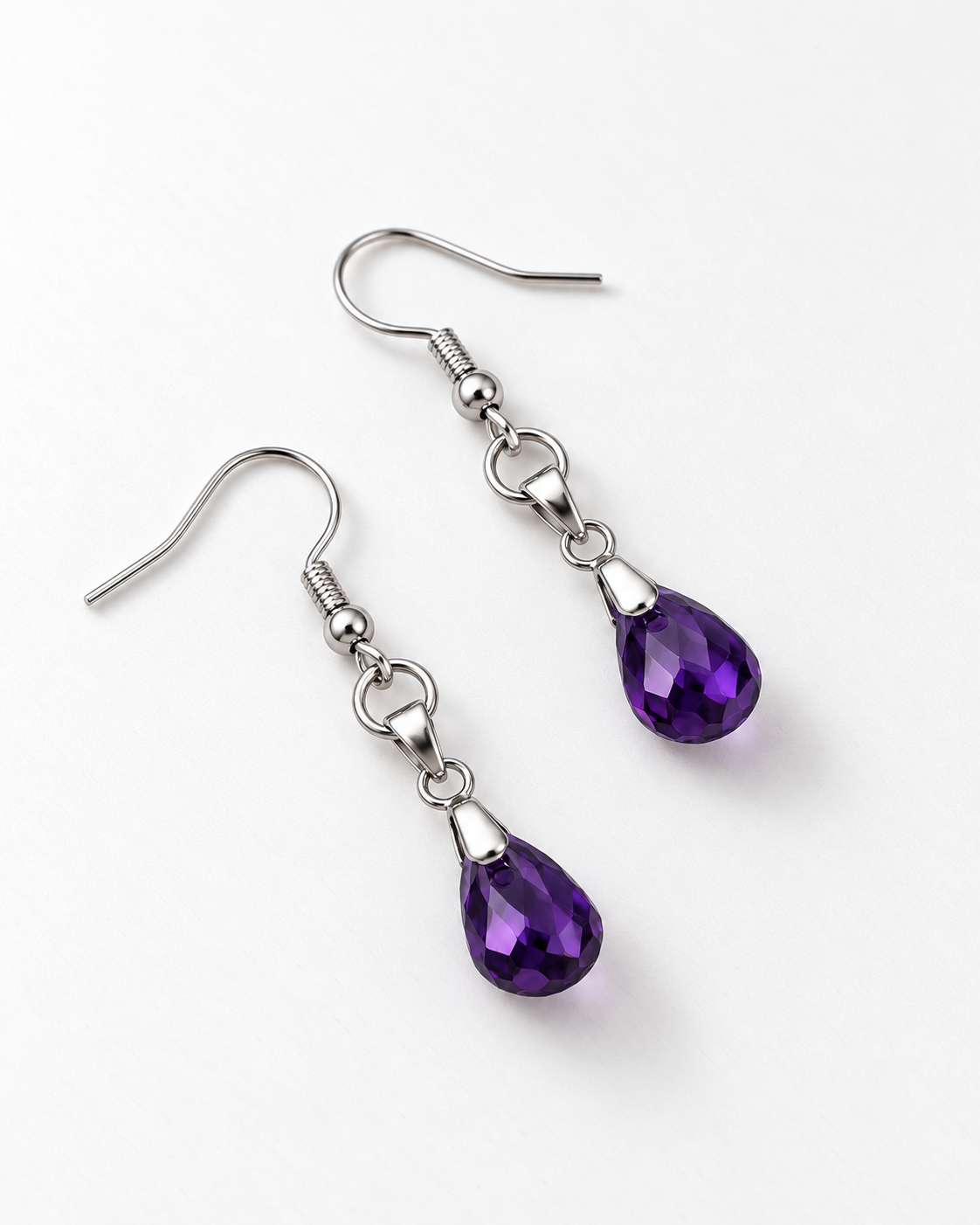 Seawitch Amethyst Bead Earrings