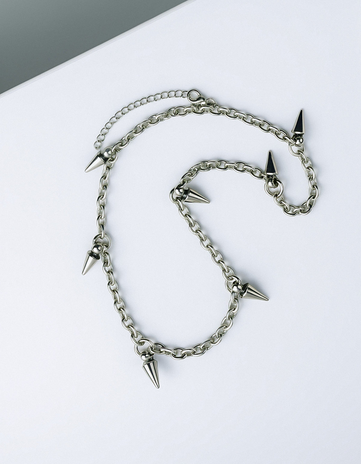 Steel Fang Collar Necklace