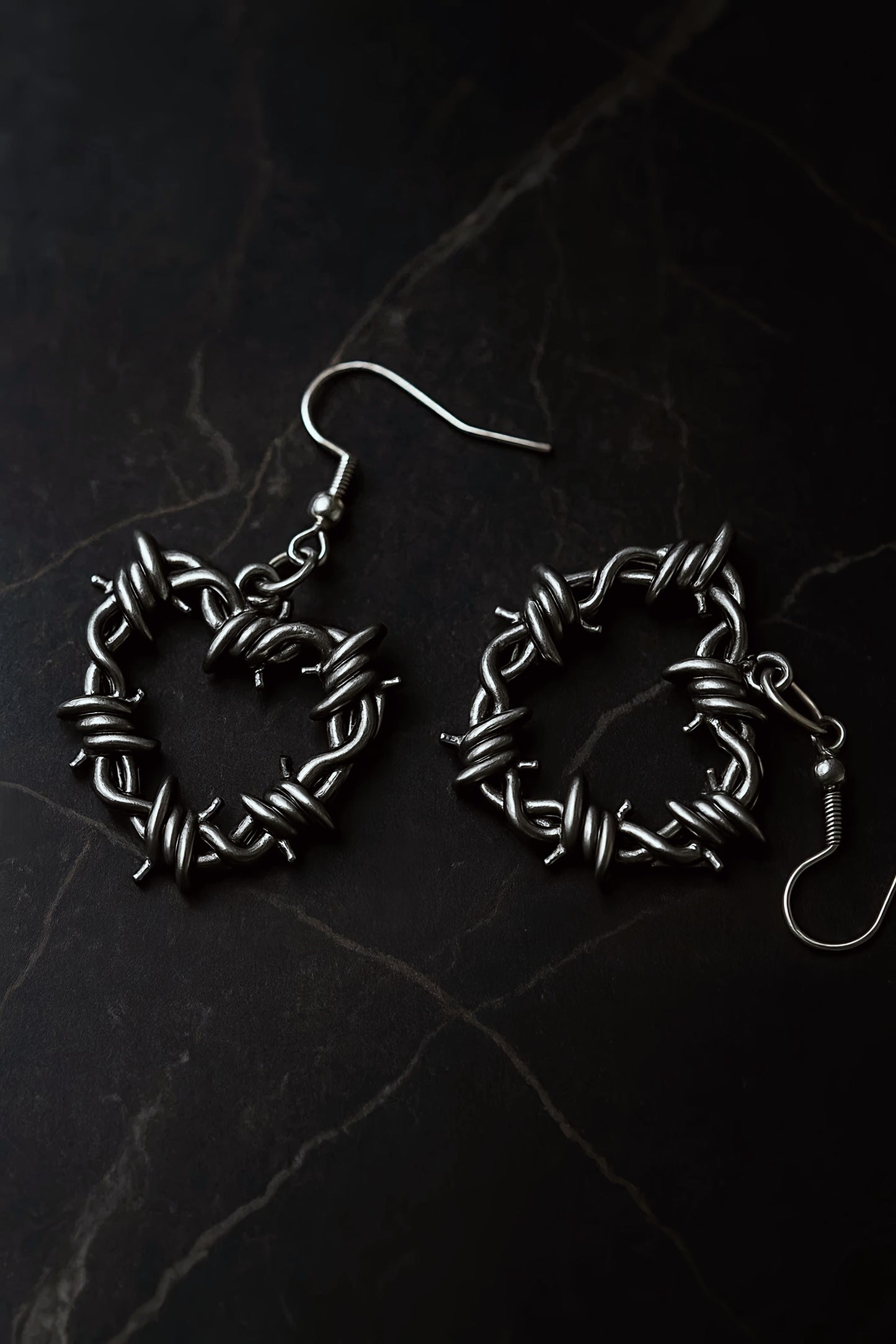 The Barbed Affair Gothic Earrings