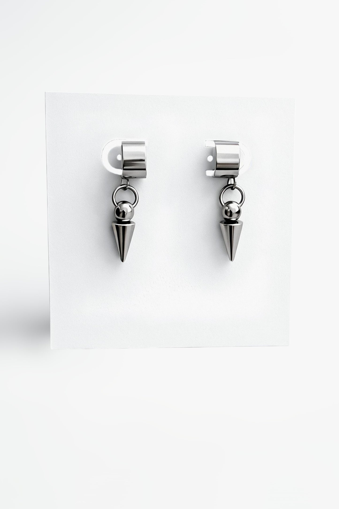 Obsidian Mini-Spike Ear Cuffs