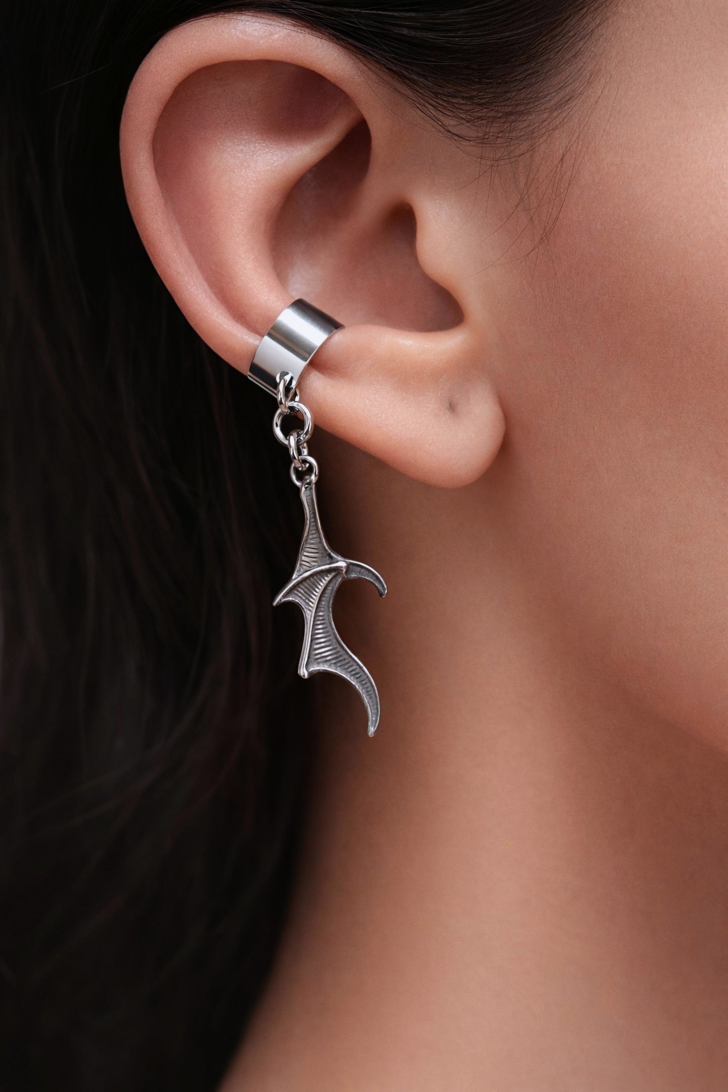 Morticia Gothic Ear Cuffs