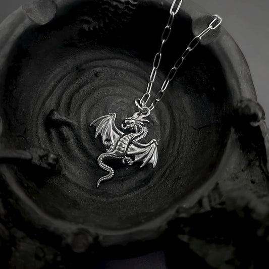 The Elder Dragon Goth Pendant