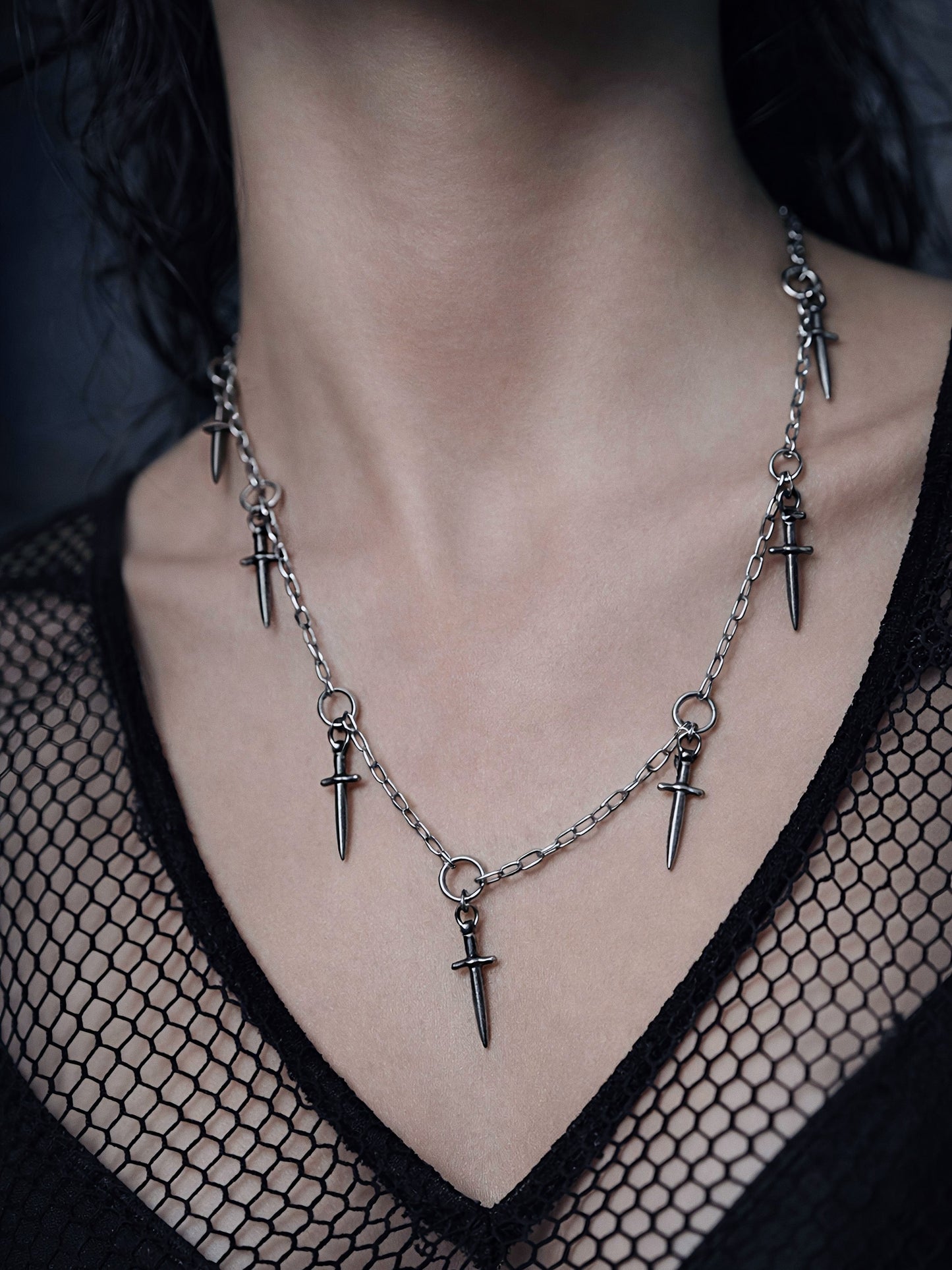 Lilith's Wake Spike Necklace