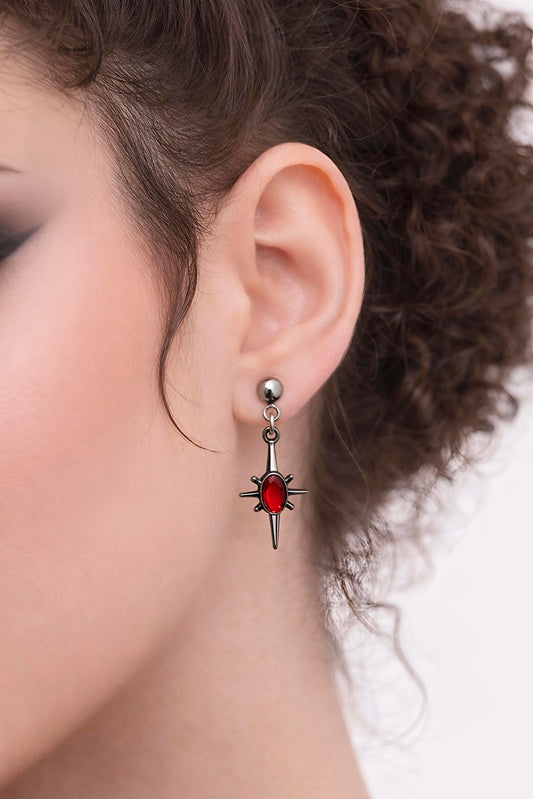 Ophelia's Curse Gothic Drop Studs