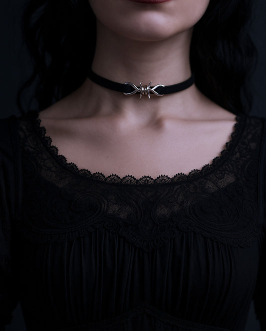 Barbed Snare Collar Necklace