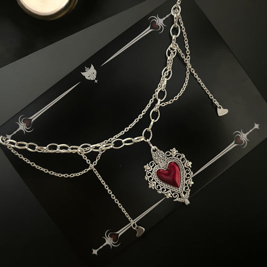 Bloodfire Gothic Choker Necklace