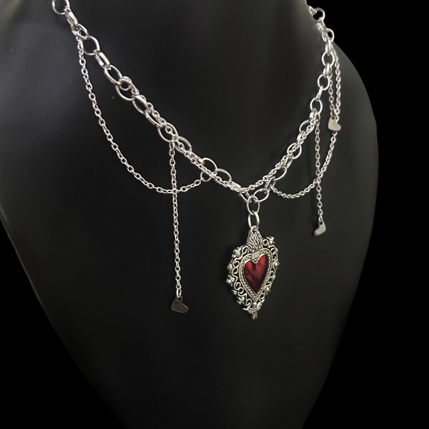 Bloodfire Gothic Choker Necklace