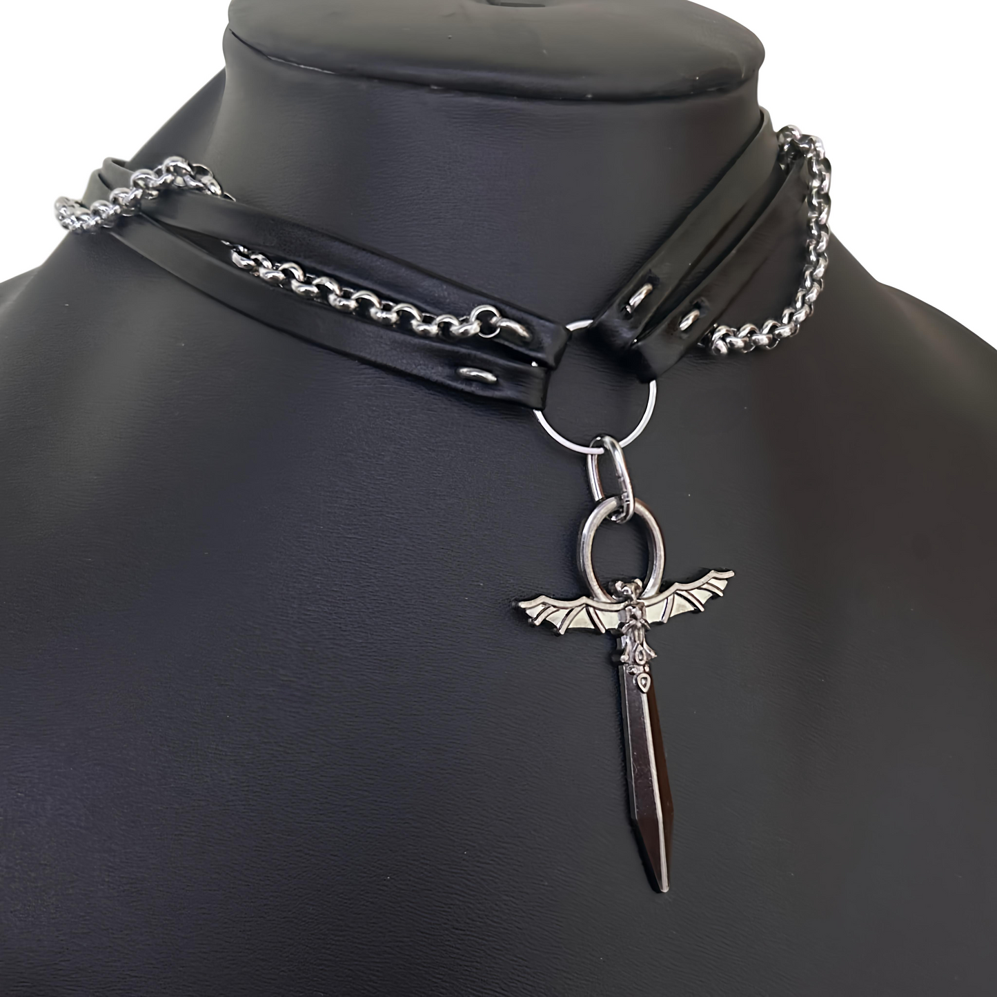 Sanguini's Coven Leather Choker Necklace