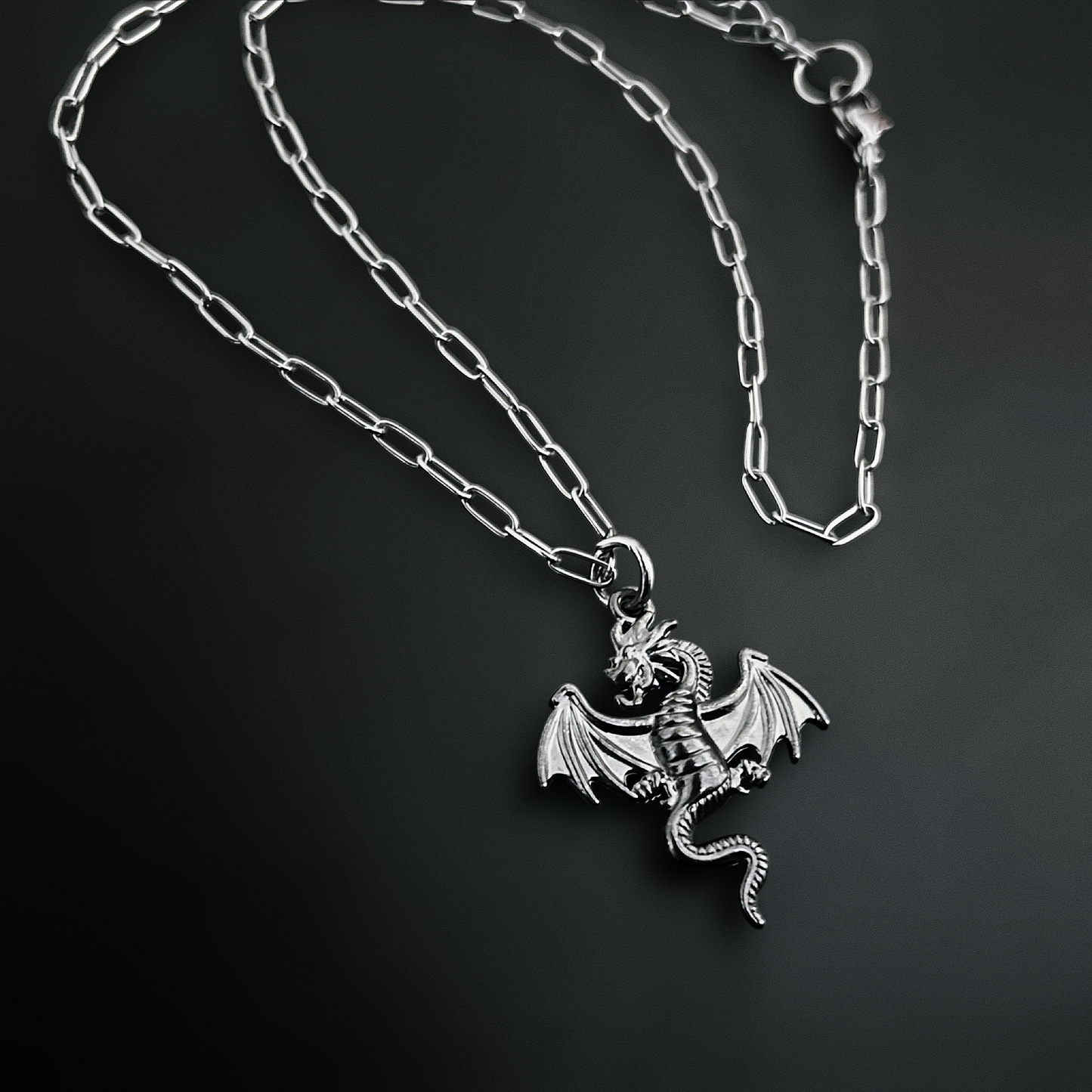 The Elder Dragon Goth Pendant