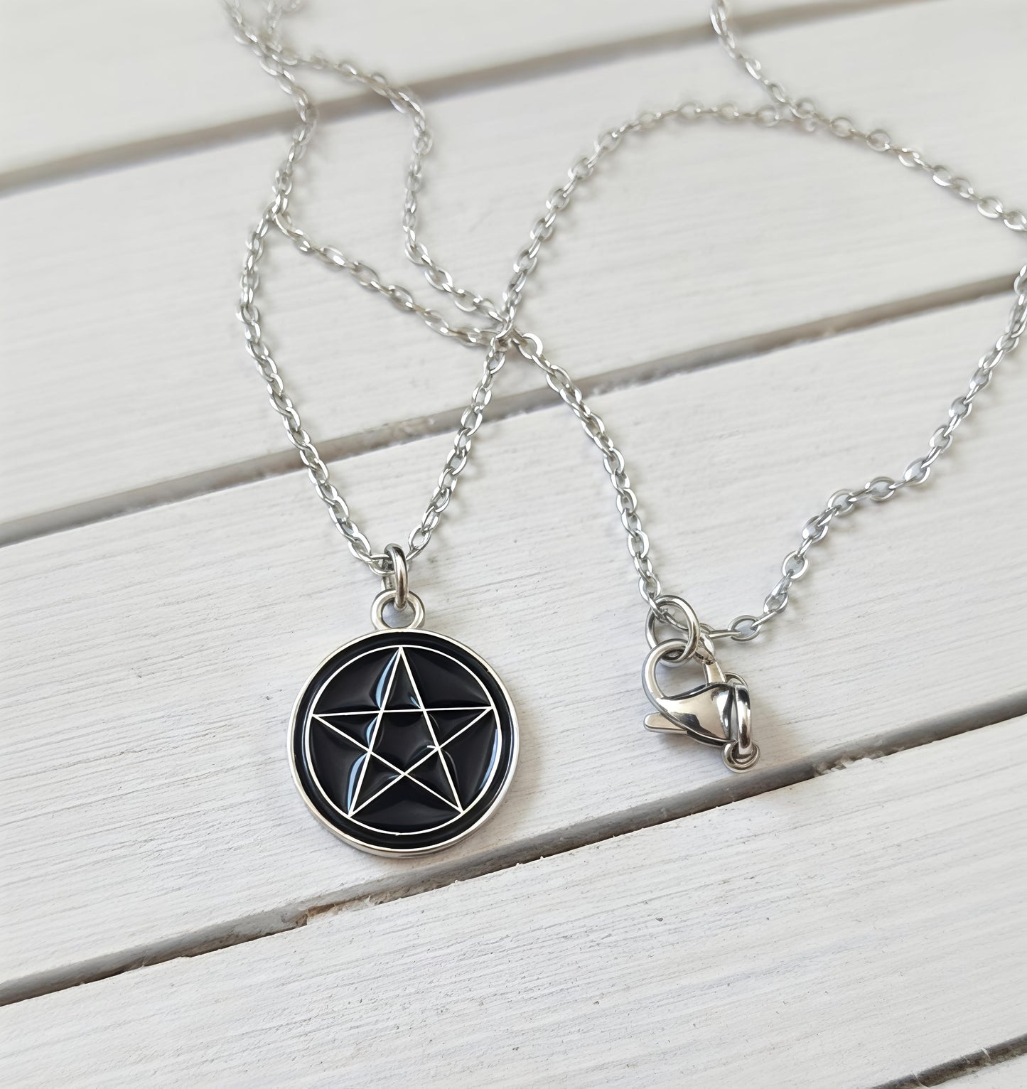 Witch's Charm Pentagram Jewelry Set