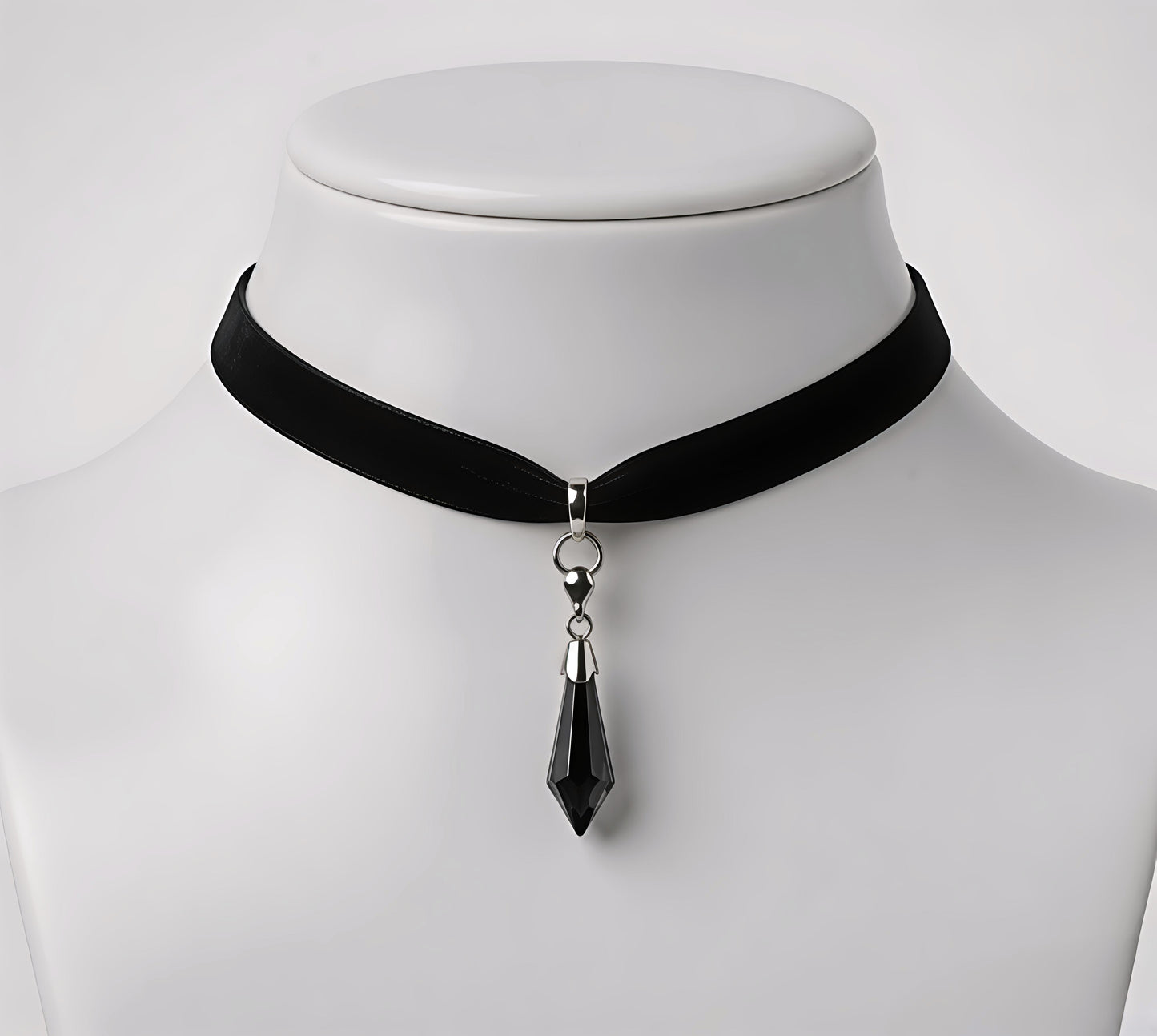 Immortal's Kiss Gothic Velvet Choker Necklace