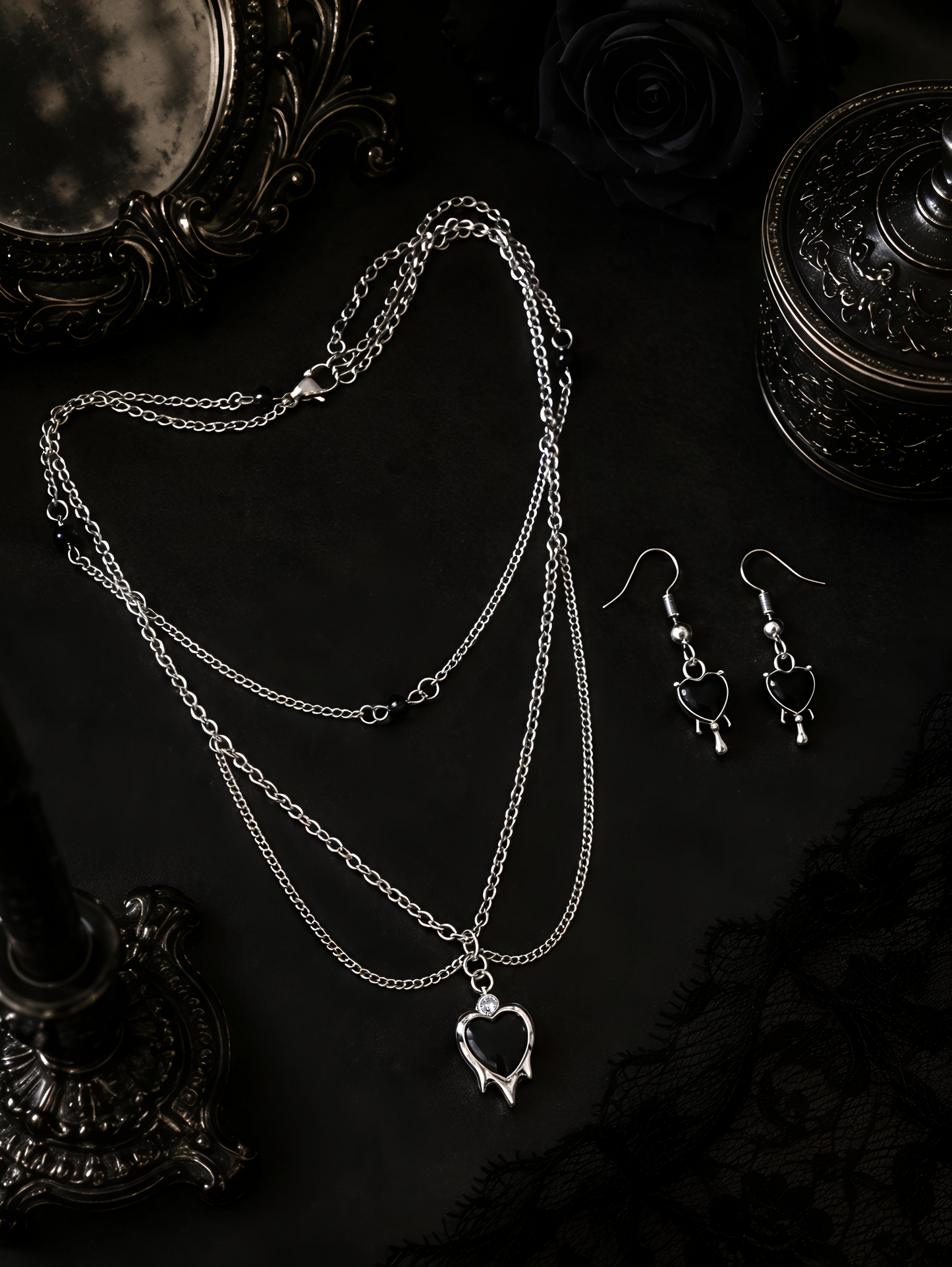 Witchlock Gothic Jewelry Set