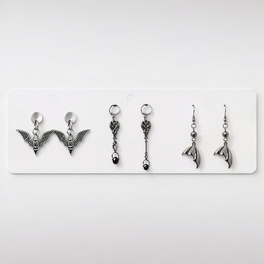 Children of the Night Bat Earrings Combo