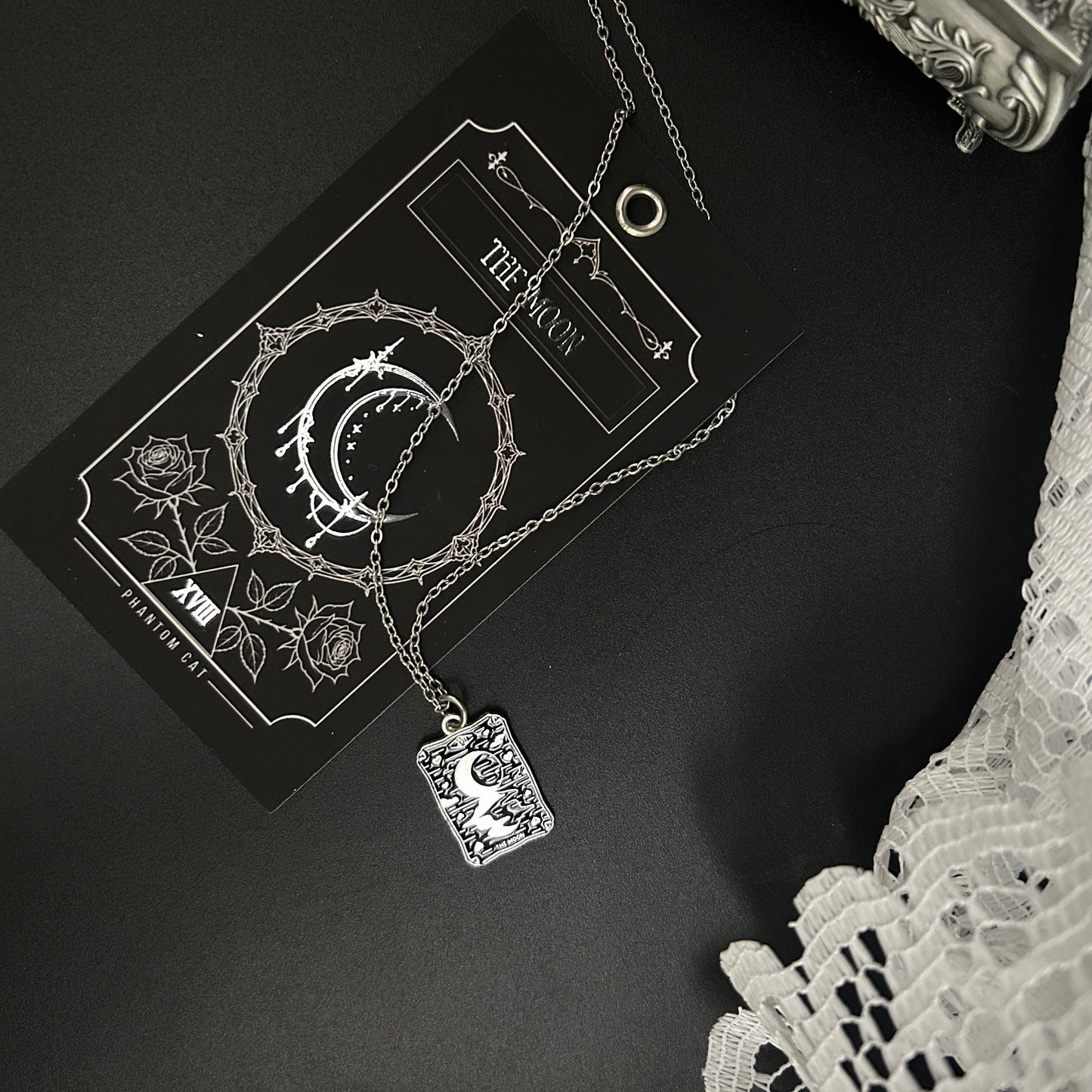 The Moon | Gothic Taveez Pendant