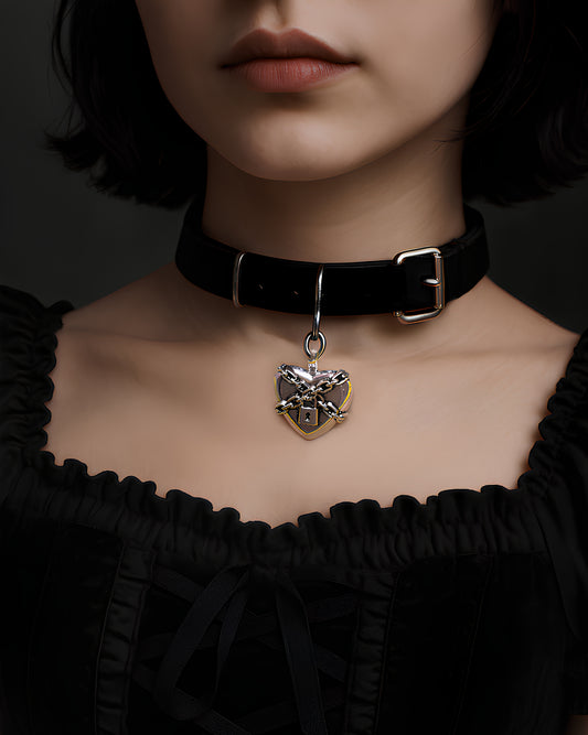 Lover’s Keep Leather Collar Necklace