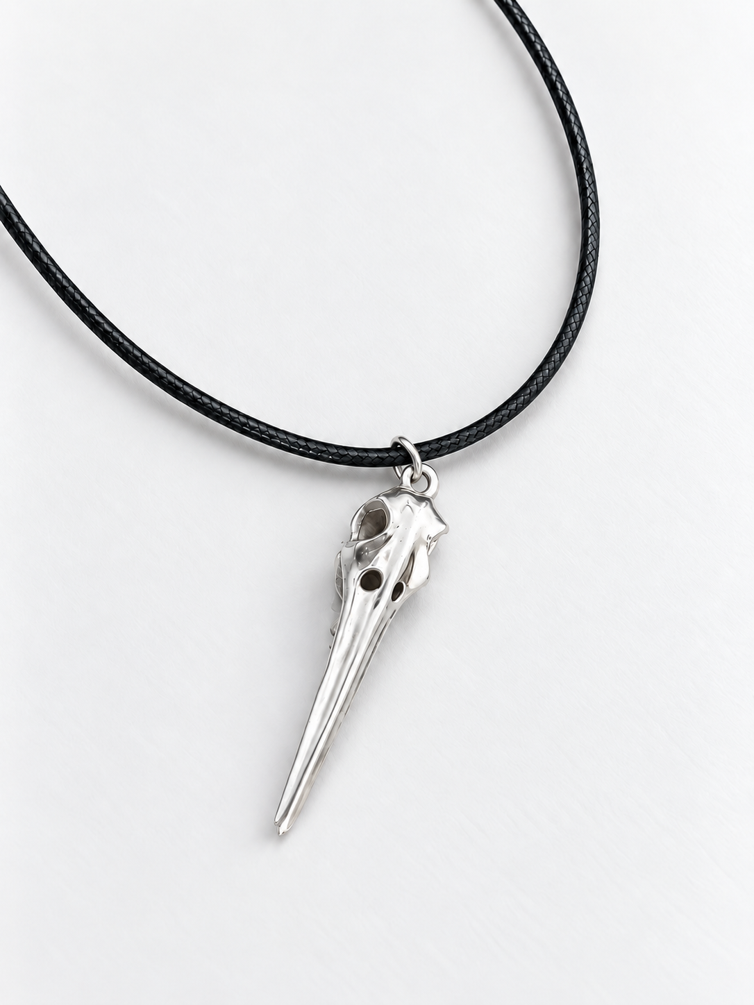 Raven Mask Bird Skull Pendant