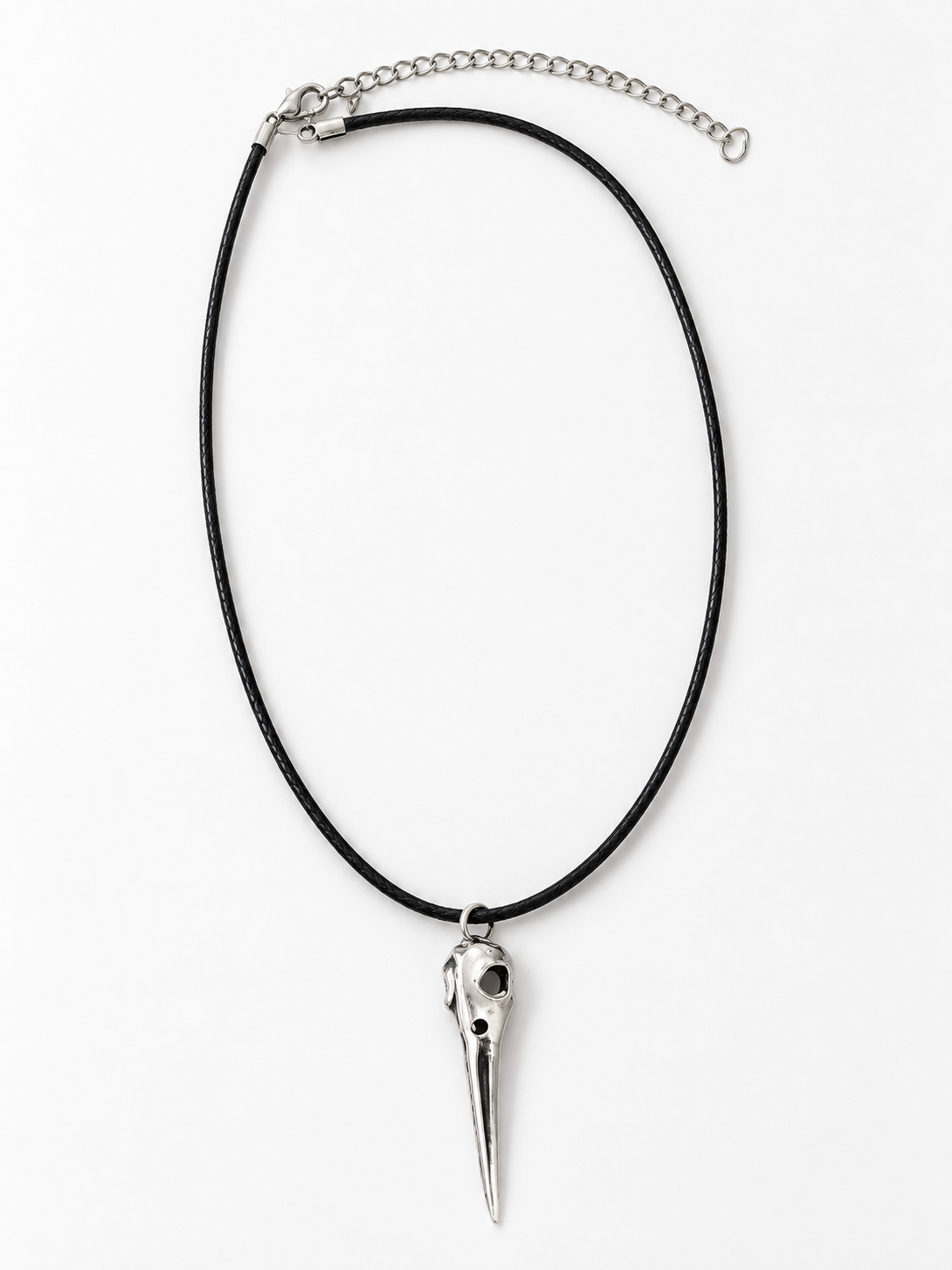 Raven Mask Bird Skull Pendant