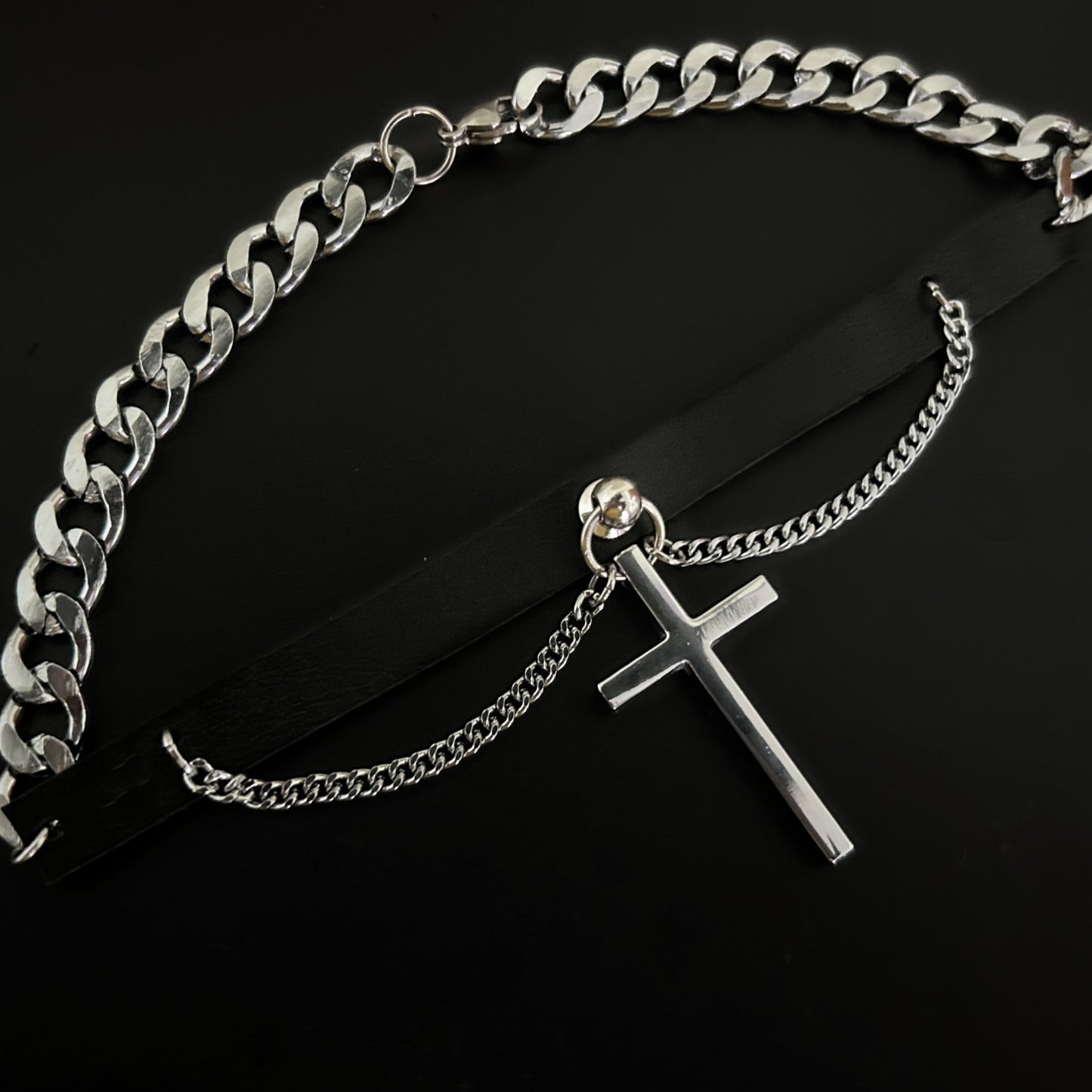 Saint N' Sinner Cross Collar