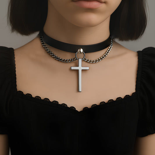 Saint N' Sinner Cross Collar