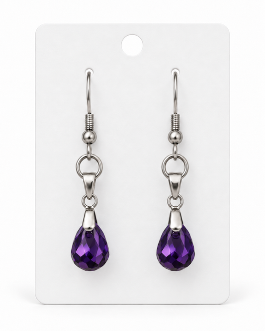 Seawitch Amethyst Bead Earrings