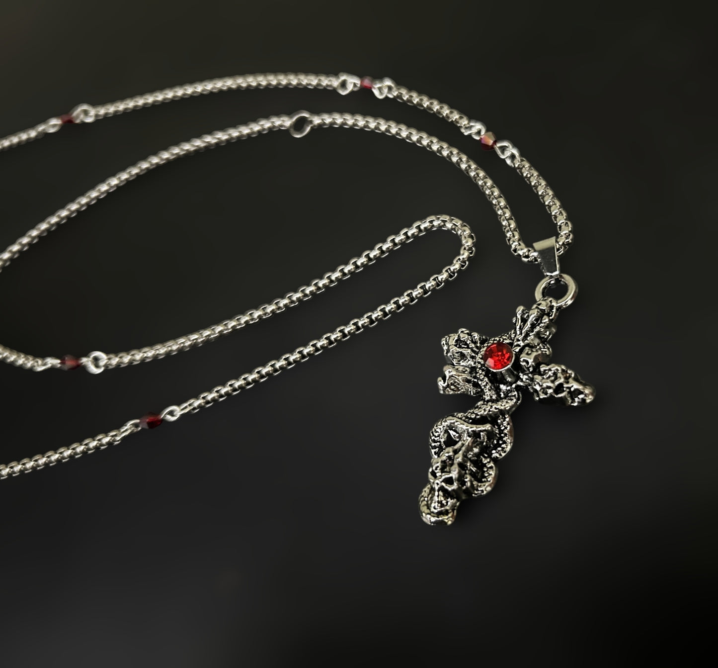 Serpent’s Tail Cross Pendant