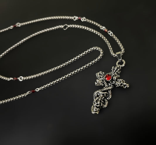 Serpent’s Tail Cross Pendant