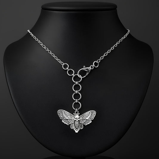 Shadowed Wings Skull Pendant