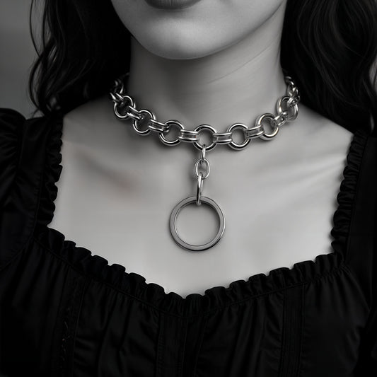 Steelbound Gothic Choker Necklace