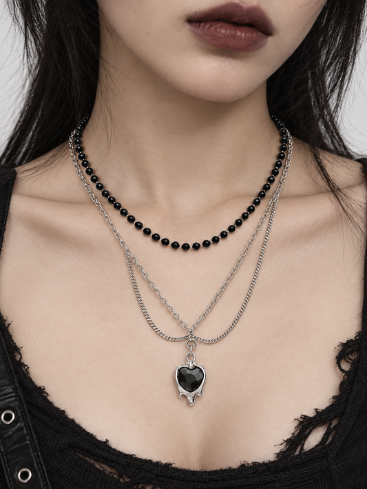 Witchlock Gothic Beaded Necklace